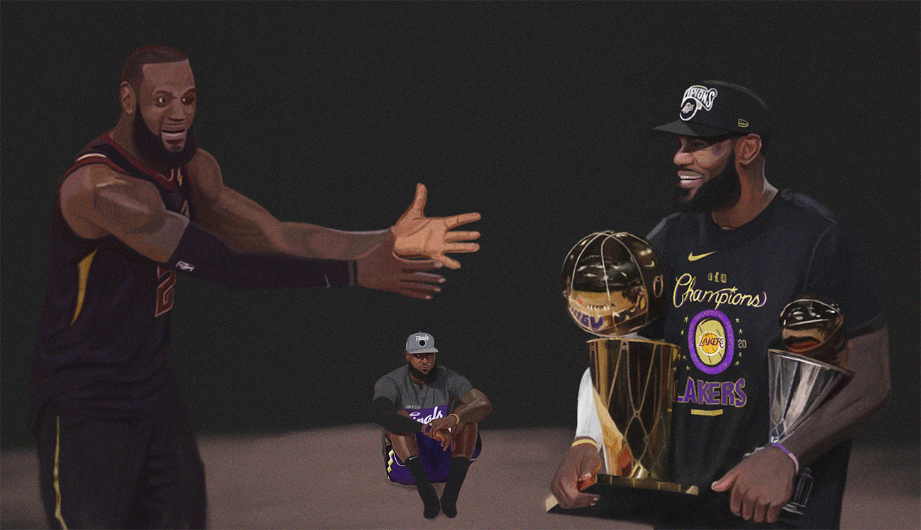 illustration of Lebron James